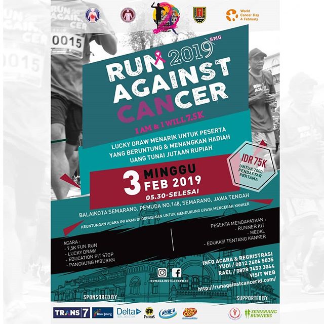 EVENT SEMARANG - RUN AGAINST CANCER 2019